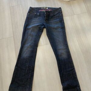 Express Women's Deep Indigo Boot Cut Jeans